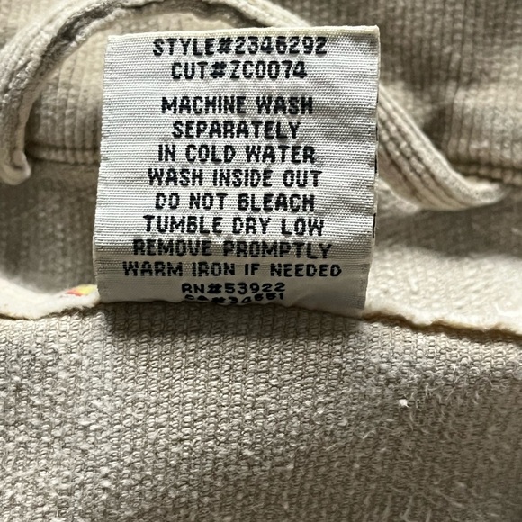 Vintage Y2K Cropped Corduroy Z. CAVARICCI Jacket Size M - Picture 8 of 11